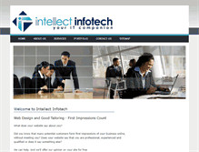 Tablet Screenshot of intellectinfotech.com